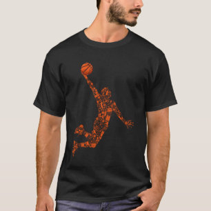 Funny Basketball Player Lover Fan Sports Team Boys T-Shirt