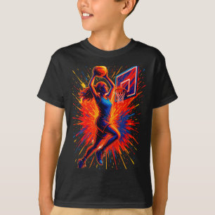 Funny Basketball Player Lover Sports Team Tie Dye T-Shirt