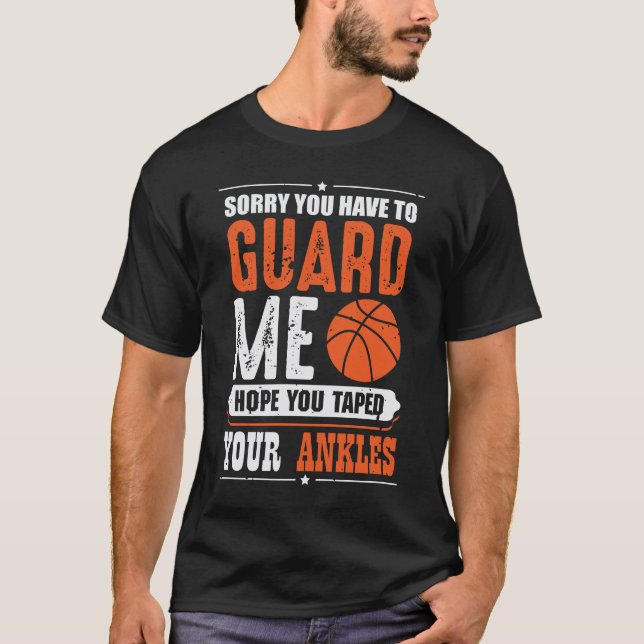 Funny Basketball Player Team Sport Trash T-Shirt (Front)
