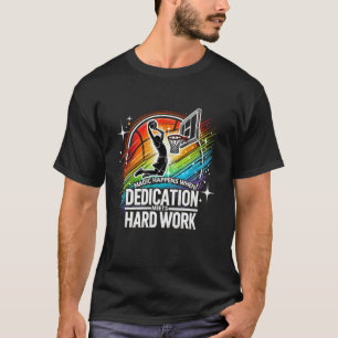 Funny Basketball Player Teen Boys Men Sport Athlet T-Shirt