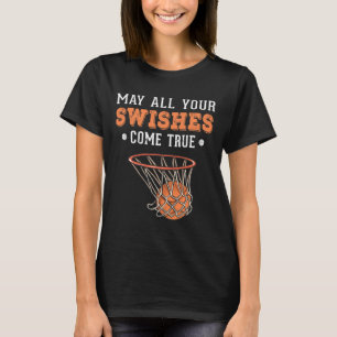 Funny Basketball Puns 3 Point Boys Girls Christmas T-Shirt