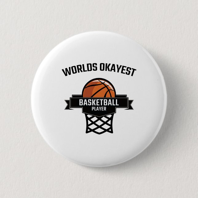 Funny Basketball Quote Basketball Quotes  6 Cm Round Badge (Front)