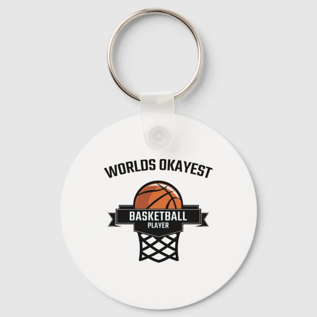 Funny Basketball Quote Basketball Quotes  Key Ring (Front)