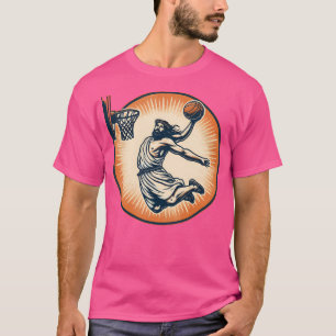 Funny Basketball Retro Jesus Christ T-Shirt