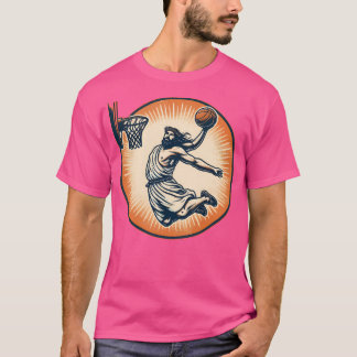 Funny Basketball Retro Jesus Christ T-Shirt