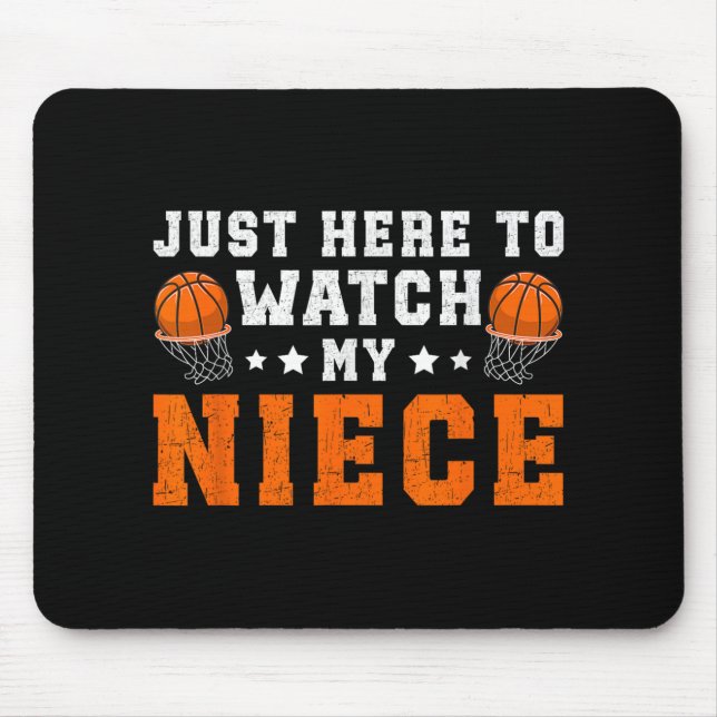 Funny Basketball Uncle Of A Basketball Player Uncl Mouse Mat (Front)