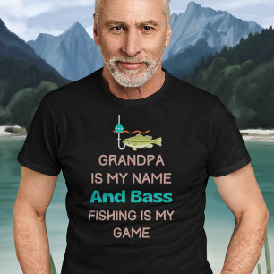 Funny Bass Fishing Grandpa T-Shirt