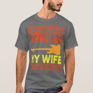 Funny Bass Guitar Player Saying Bassist Guitarist3 T-Shirt