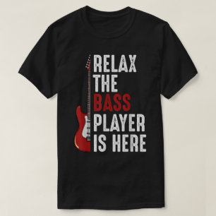 Funny Bass Player Musician Design T-Shirt