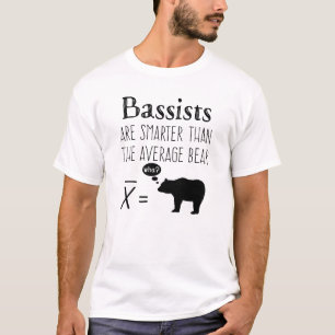Funny Bass T-shirt - Average Bear