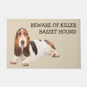 Funny Basset Hound Dog Breed Doormat