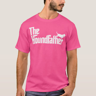 Funny Basset Hound Father Dog The Houndfather T-Shirt