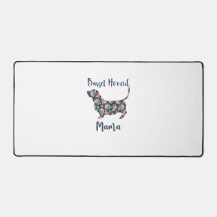Funny Basset Hound Gifts Basset Hound Mum Shirt fo Desk Mat