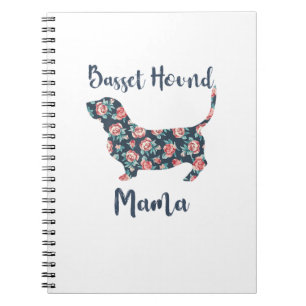 Funny Basset Hound Gifts Basset Hound Mum Shirt fo Notebook