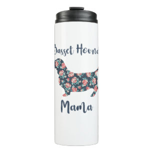 Funny Basset Hound Gifts Basset Hound Mum Shirt fo Thermal Tumbler