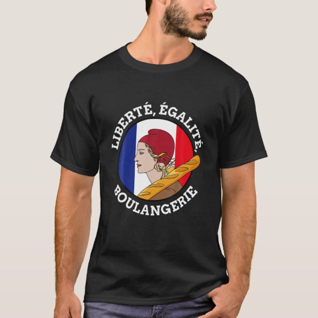 Funny Bastille Day, Marianne Of France, French Rev T-Shirt (Front)