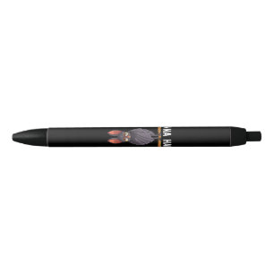 Funny Bat Design For Men Women Nocturnal Bird Bat Black Ink Pen