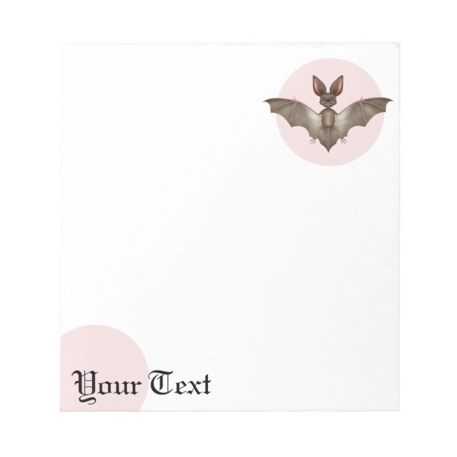 Funny Bat Notepad (Front)