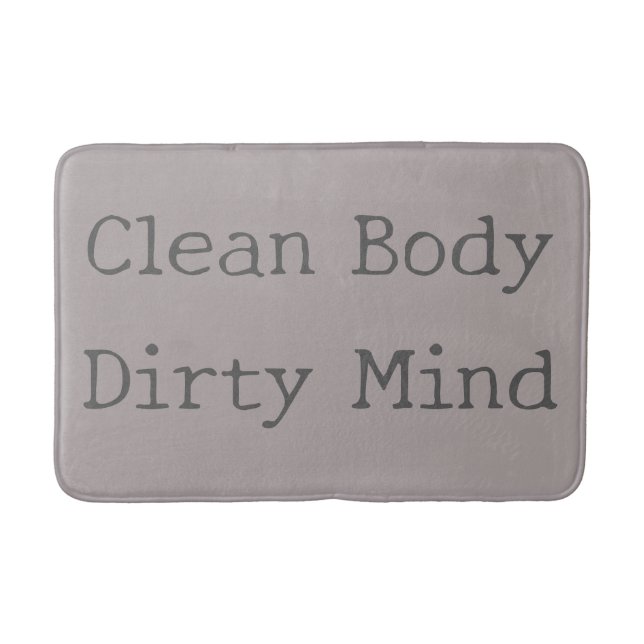 Funny Bath Mat Bathroom Rug (Front)
