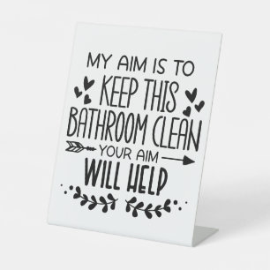 Funny Bathroom Sign