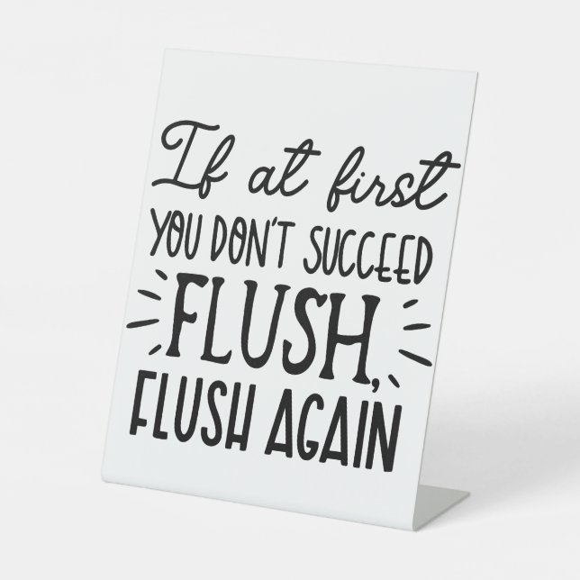 Funny Bathroom Sign (Front)
