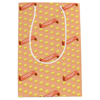 Funny Battenberg Because You're So Sweet Pattern Medium Gift Bag
