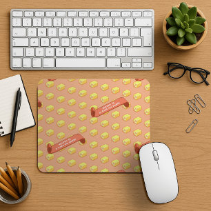 Funny Battenberg Heaven Is A Cake On Earth Pattern Mouse Mat
