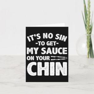 Funny Bbq Art For Men Women Grilling Meat Smoking Card