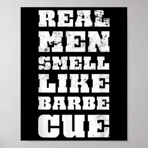 Funny Bbq Chef Smoked Meat Lover Men Gift Grilling Poster