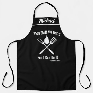 Funny BBQ Dad Apron - Father’s Day Quotes