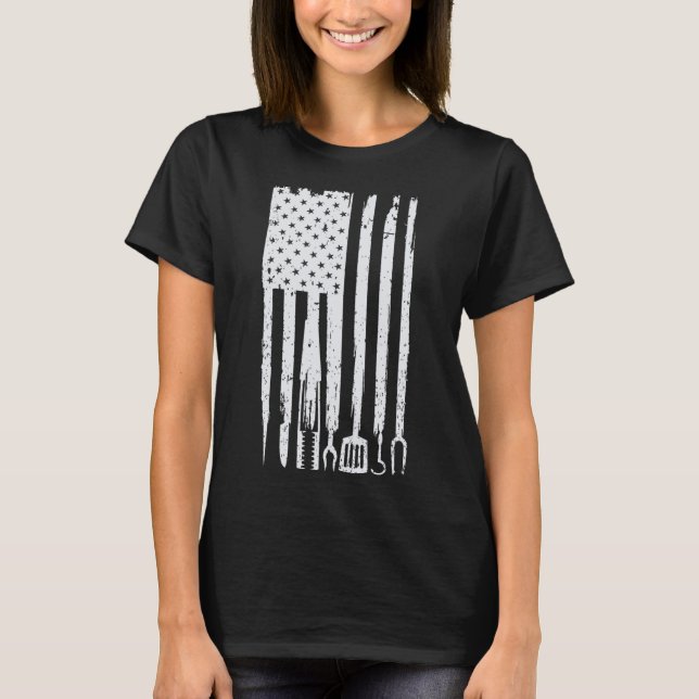 Funny Bbq Design! For Fans Of Smoking  T-Shirt (Front)
