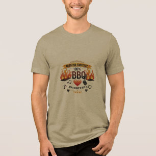 Funny BBQ Forecast Tee – Weekend Beer Vibes