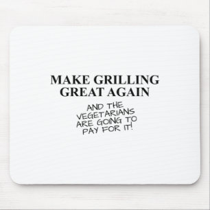 Funny Bbq Grilling Smoking Lover T Shirt Trump Quo Mouse Mat