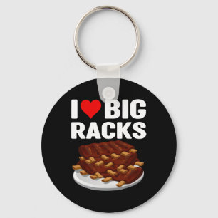 Funny Bbq I'd Smoke That Rbecue Retro Grilling Key Ring
