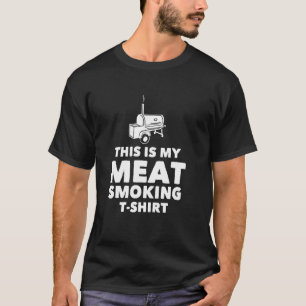 Funny BBQ Meat Smoking Design T-Shirt