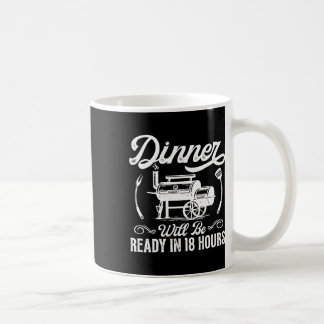 Funny Bbq Men Smoking Meat Smoker Grilling Rbecue Coffee Mug