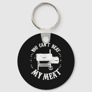 Funny Bbq Pit Reverse Flow Smoker Accessory Dad Gr Key Ring