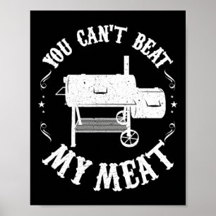 Funny Bbq Pit Reverse Flow Smoker Accessory Dad Gr Poster