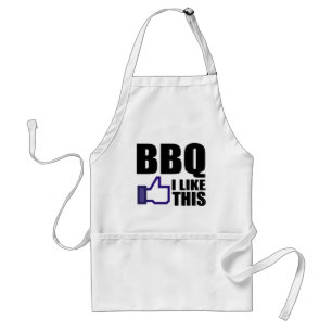 Funny BBQ Saying Standard Apron