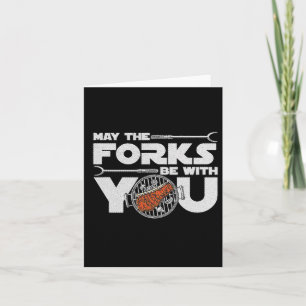 Funny Bbq Shirts - May The Forks Be With You Card