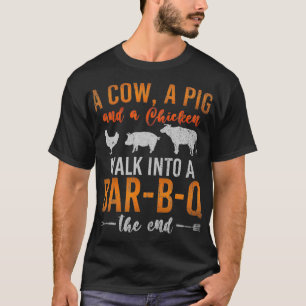 Funny BBQ Smoked Meat Lover Gift Idea Barbecue  T-Shirt
