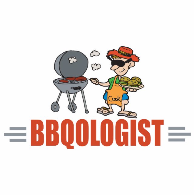 Funny BBQ Standing Photo Sculpture (Front)