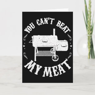 Funny Bbq T Reverse Flow Smoker Accessory Dad Gril Card