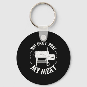 Funny Bbq T Reverse Flow Smoker Accessory Dad Gril Key Ring