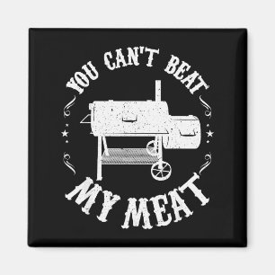 Funny Bbq T Reverse Flow Smoker Accessory Dad Gril Magnet