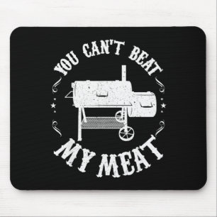 Funny Bbq T Reverse Flow Smoker Accessory Dad Gril Mouse Mat