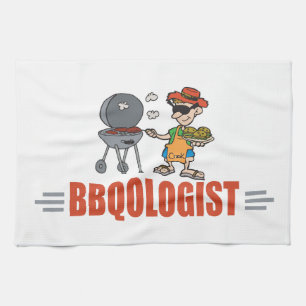 Funny BBQ Tea Towel