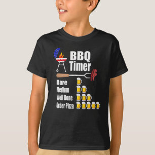 Funny Bbq Timer - Barbecue Grill Grilling Gift T-Shirt