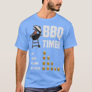 Funny BBQ Timer - Barbecue Grill Grilling Order Pi T-Shirt