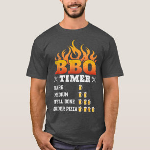 Funny BBQ Timer, Beer Timing Barbeque Grilling Gri T-Shirt